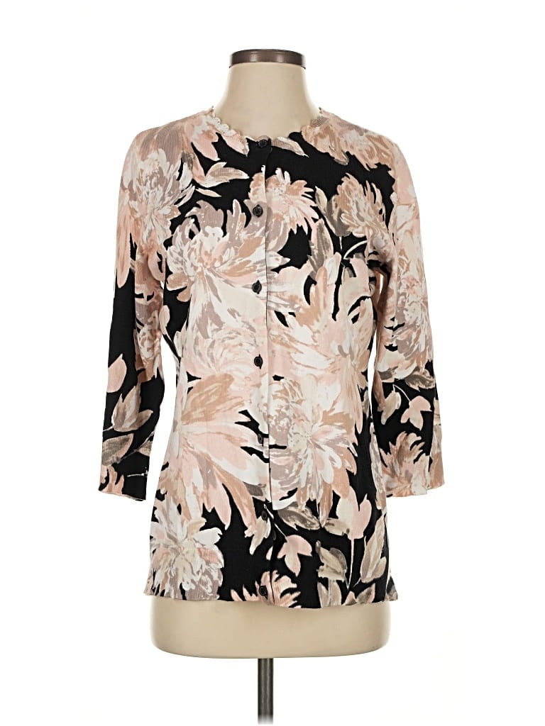 Pre-owned Isaac Mizrahi Live Cardigan Sweater In Brown