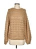 Jun & Ivy 100% Acrylic Tan Pullover Sweater Size S - photo 1