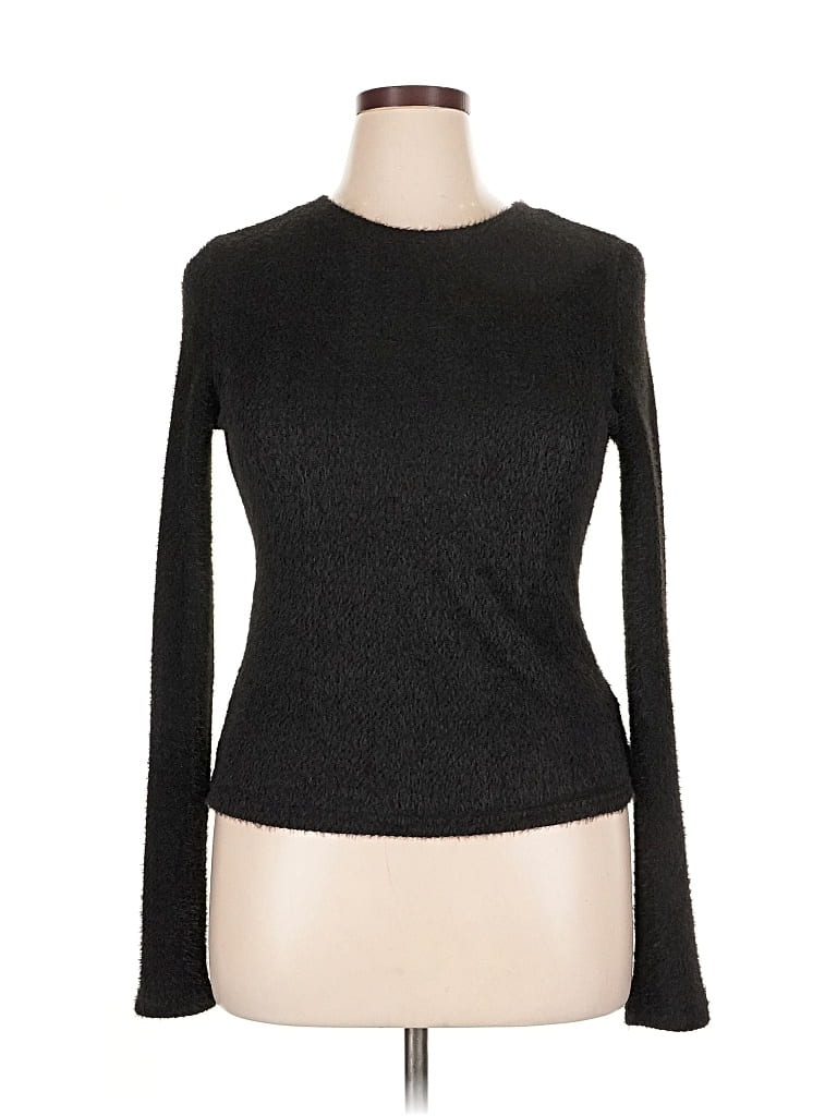 Pre-owned Unbranded Pullover Sweater In Black