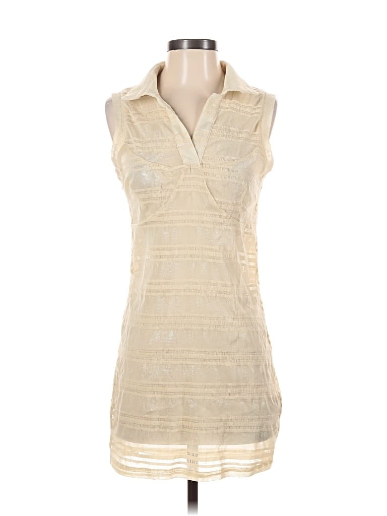 Pre-owned Prettylittlething Casual Dress In White
