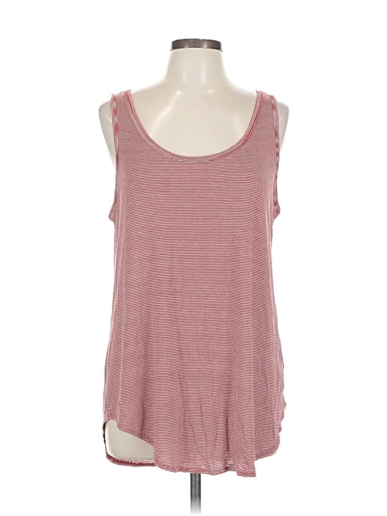 Pre-owned Old Navy Tank Top Pink Cold Shoulder Neckline Tops