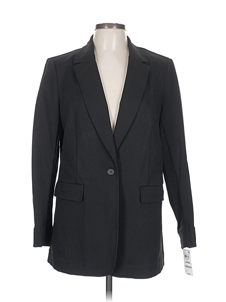 Pre-owned Alfani Blazer Jacket In Black