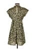 Zara Basic Print Yellow Casual Dress Size S - photo 2