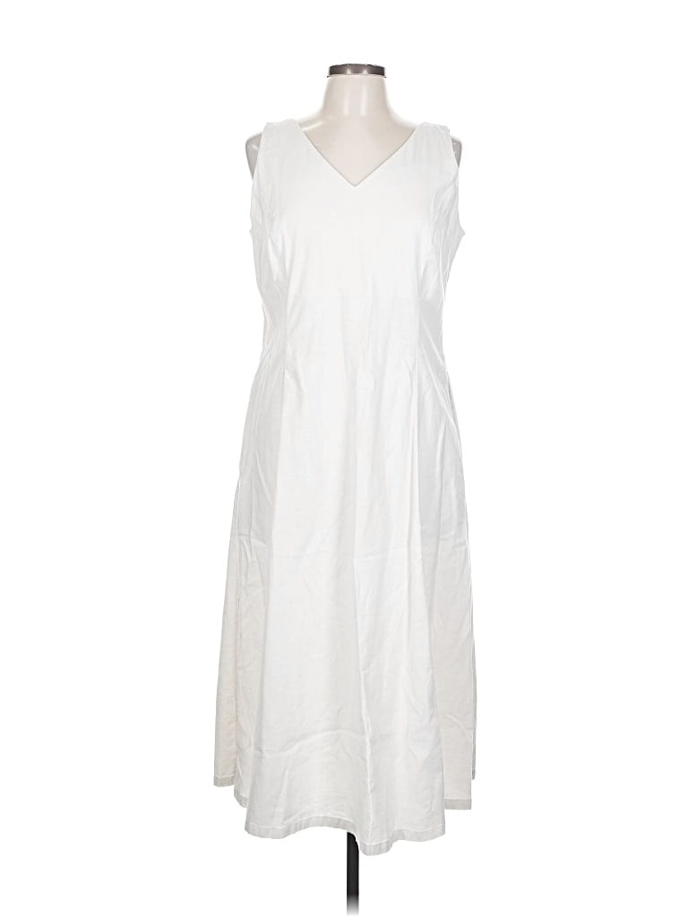 Pre-owned Tahari Casual Dress In White