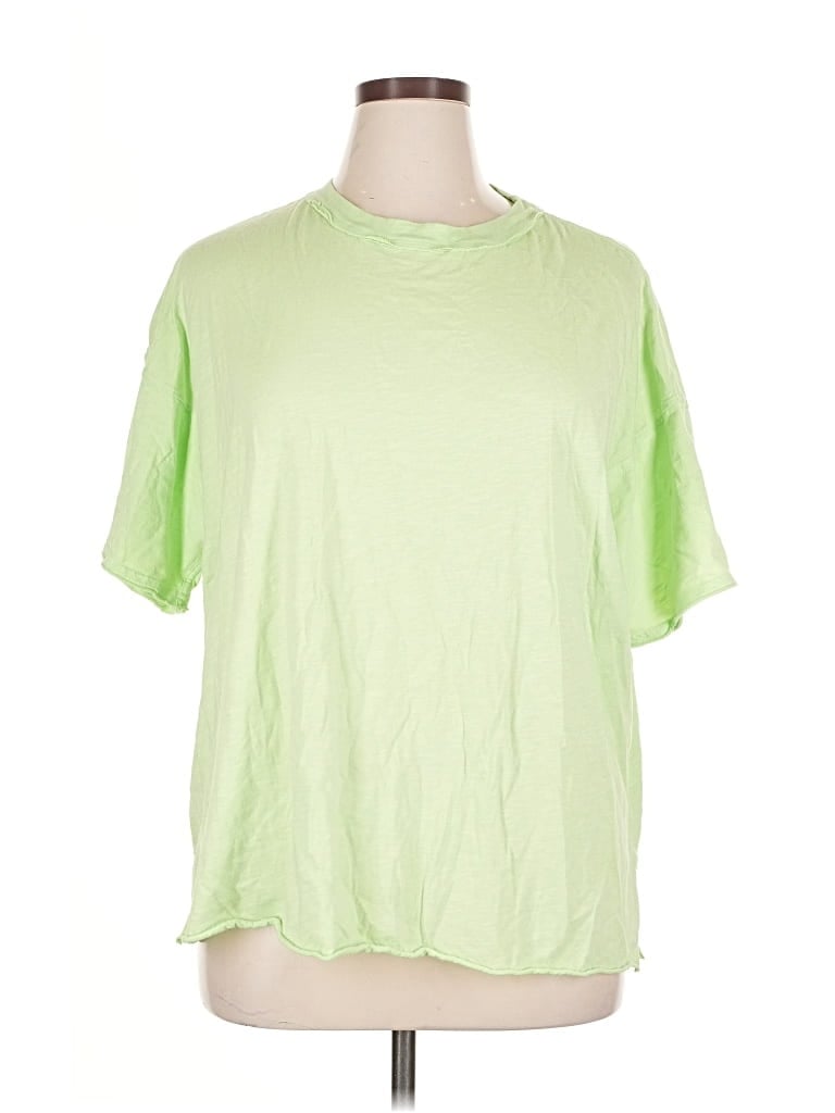 Pre-owned Aerie Short Sleeve T-shirt In Green