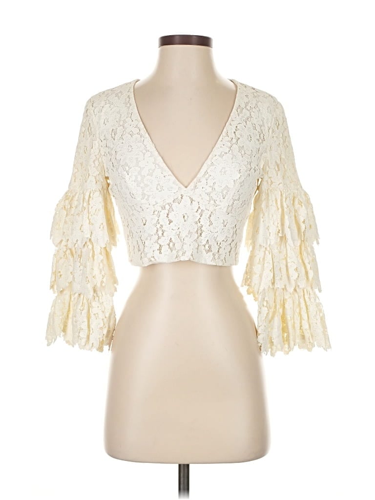 Pre-owned Saylor Kimono In White