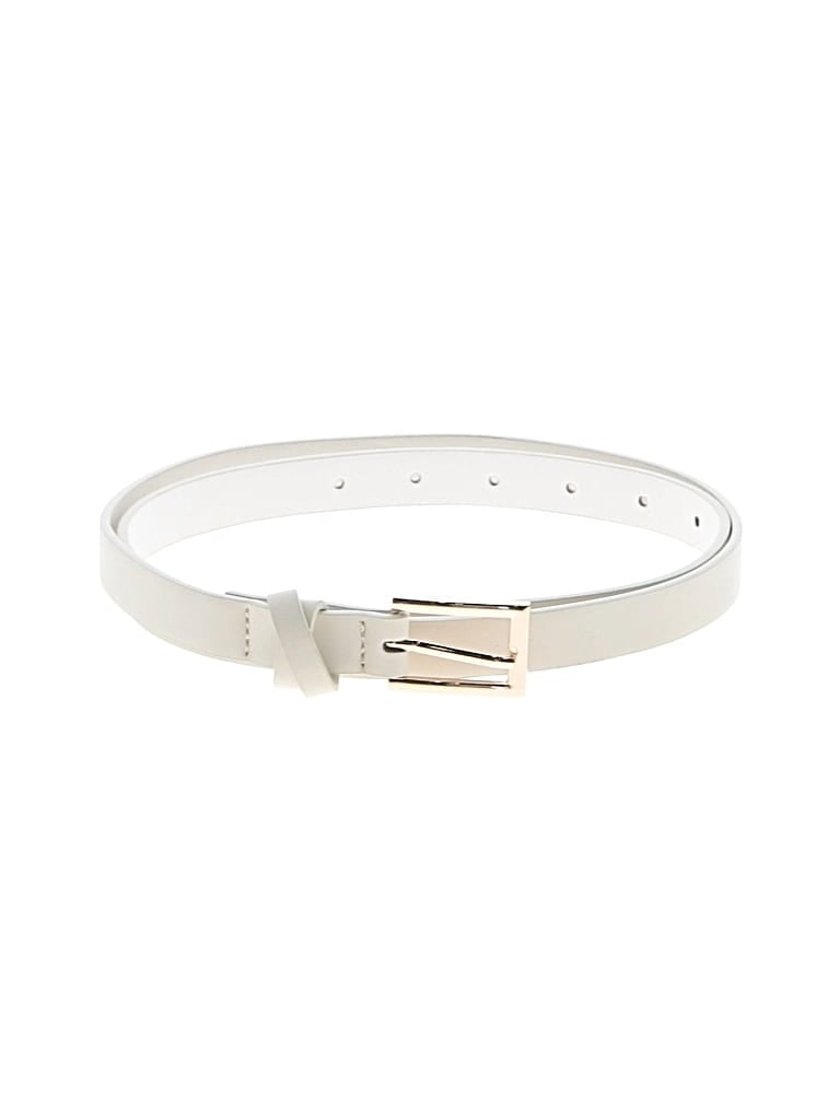 Pre-owned Just Fab Belt In White