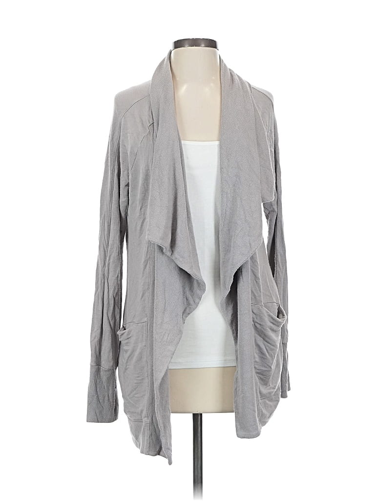 Pre-owned Athleta Kimono In Gray