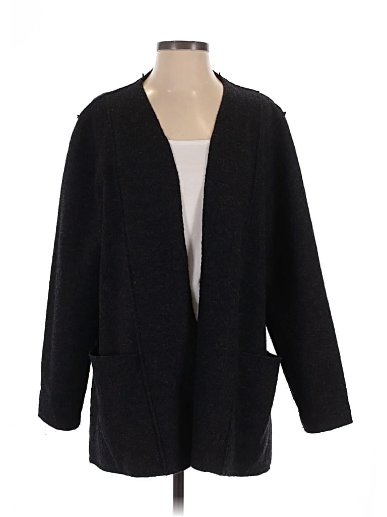 Pre-owned Cut.loose Coat In Black