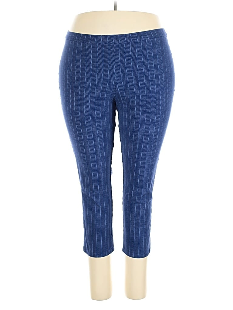 Pre-owned Isaac Mizrahi Live Casual Pants In Blue