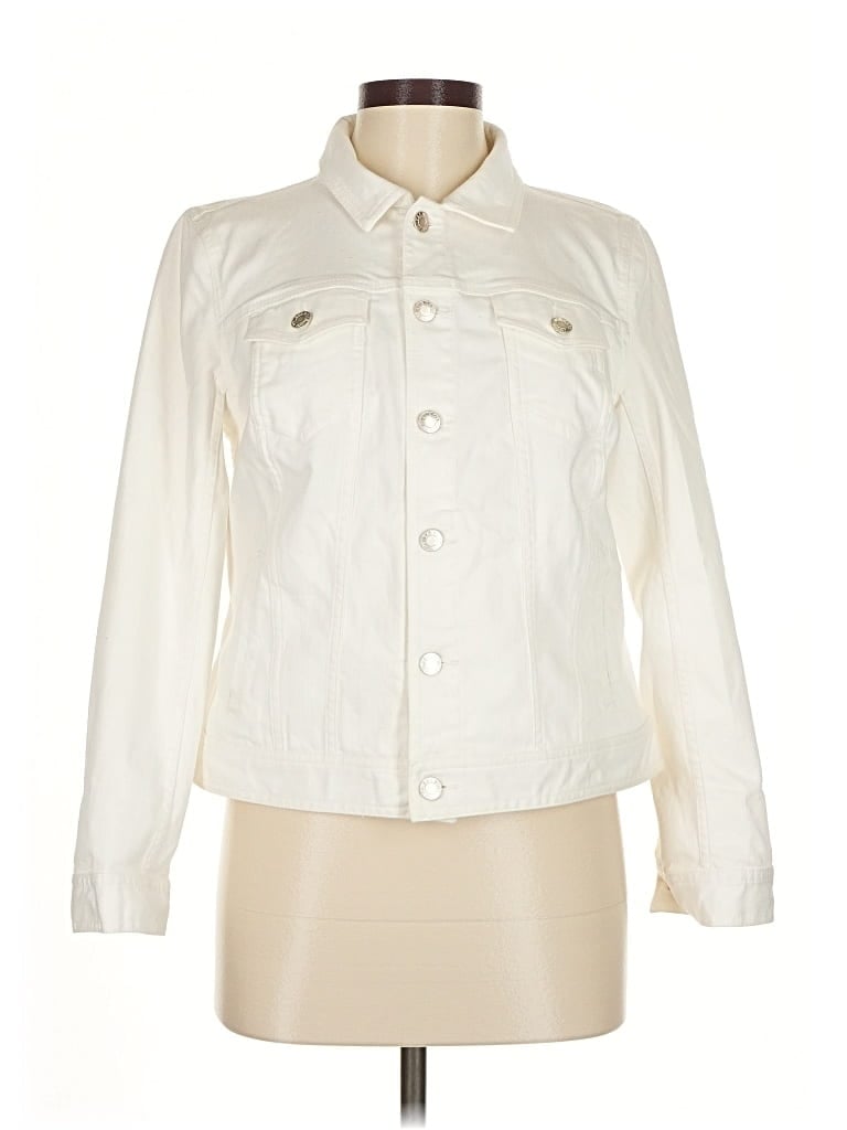 Pre-owned Talbots Jacket In White