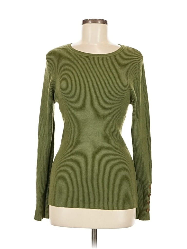 Pre-owned Unbranded Long Sleeve T-shirt In Green