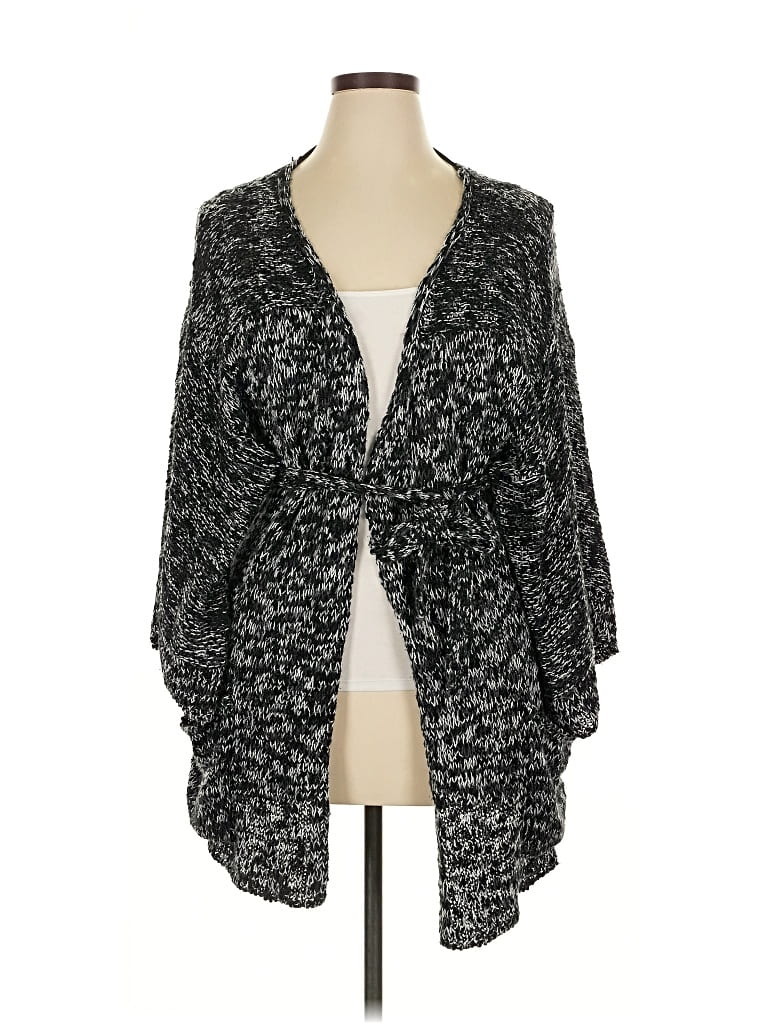 Pre-owned Bcbgmaxazria Cardigan Sweater In Black