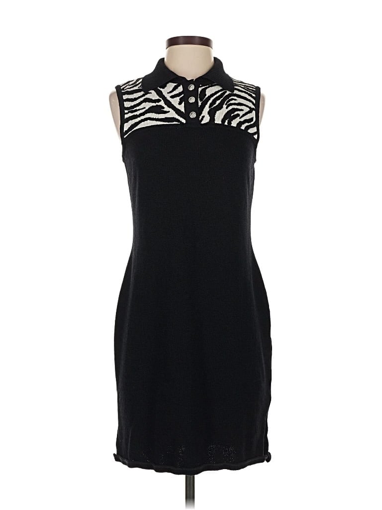 Pre-owned St John Cocktail Dress In Black