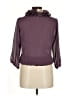 AB Studio 100% Polyester Purple 3/4 Sleeve Blouse Size M - photo 2