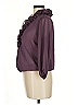 AB Studio 100% Polyester Purple 3/4 Sleeve Blouse Size M - photo 5