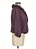 AB Studio 100% Polyester Purple 3/4 Sleeve Blouse Size M - photo 4