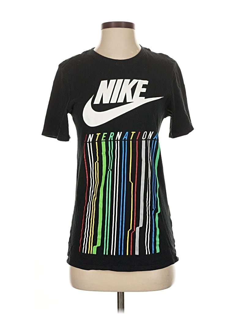 Pre-owned Nike Short Sleeve T-shirt In Black