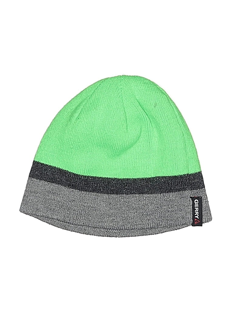 Pre-owned Gerry Kids' Beanie Hat In Green