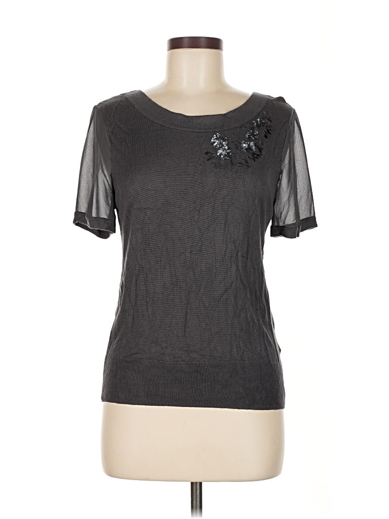 Pre-owned H&m Cardigan Sweater In Gray