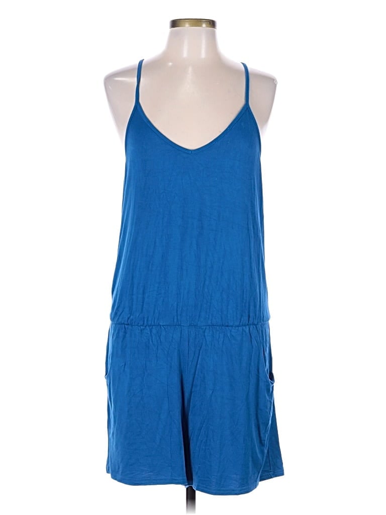 Pre-owned Halife Romper In Blue
