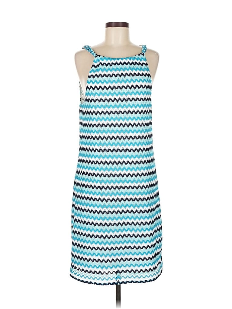 Pre-owned Trina Trina Turk Casual Dress In Blue