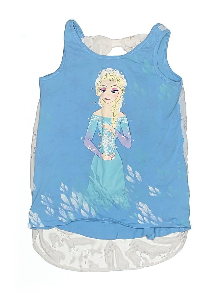 Pre-owned Disney Parks Kids' Sleeveless T-shirt In Blue