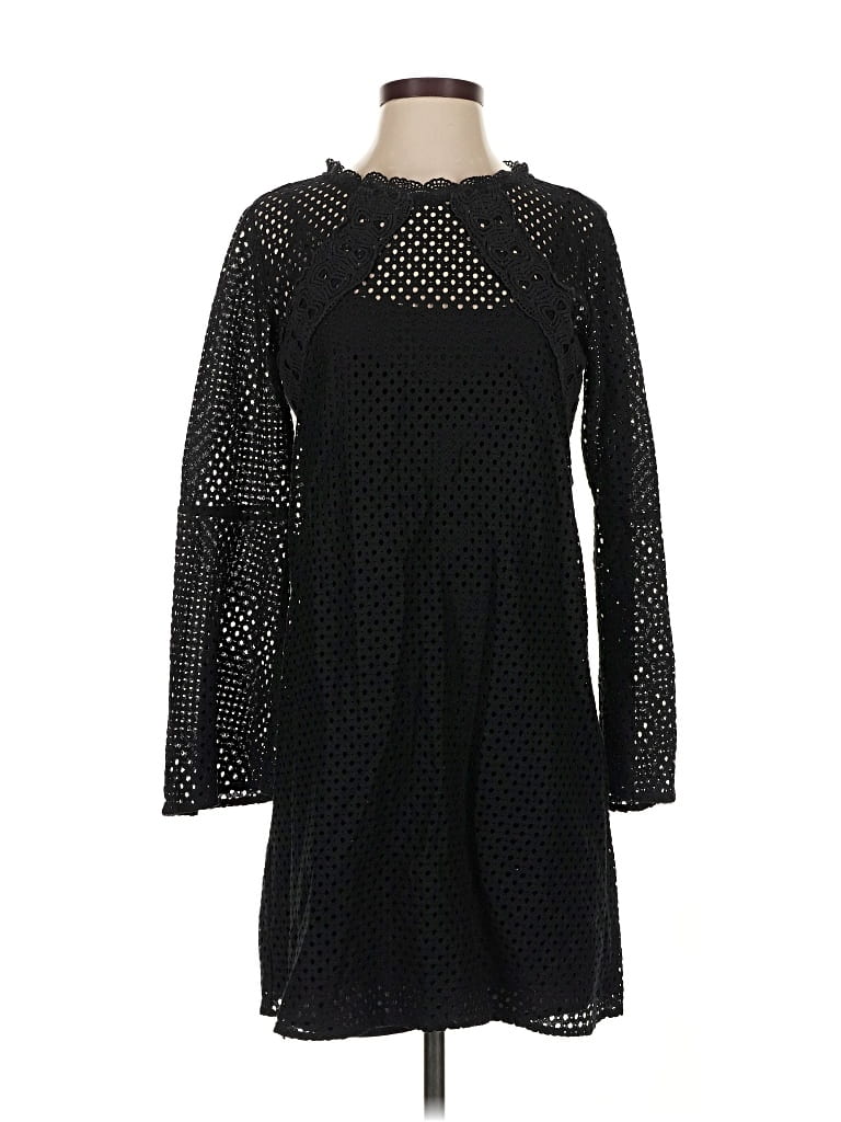 Pre-owned Ann Taylor Loft Cocktail Dress In Black