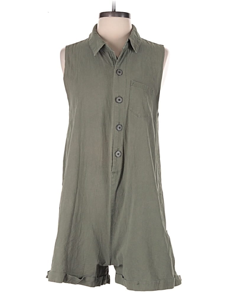 Pre-owned Polly Romper In Green