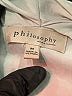 Philosophy Republic Clothing 100% Polyester Silver Kimono Size M - photo 6