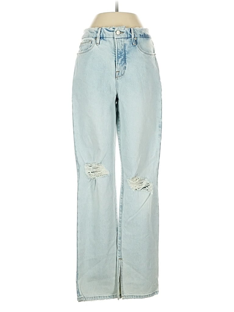 Pre-owned Good American Jeans In Blue