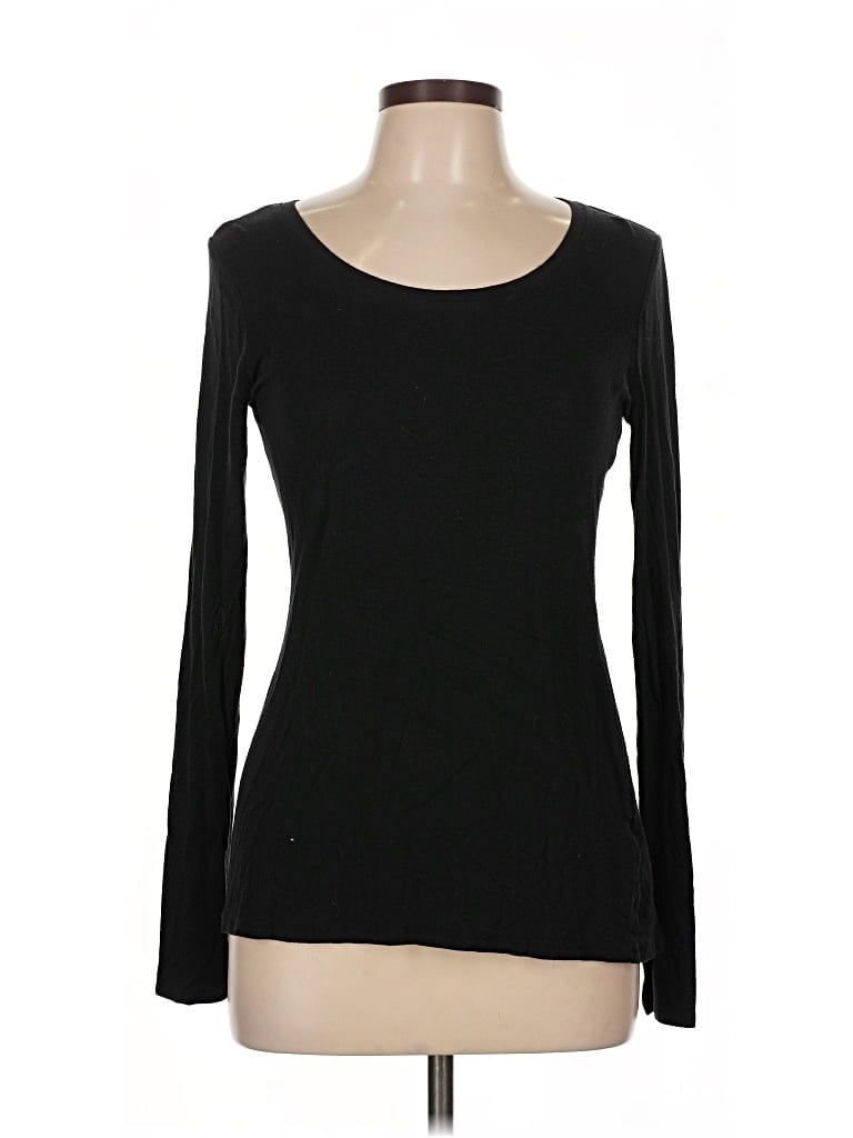 Pre-owned Maurices Long Sleeve T-shirt In Black