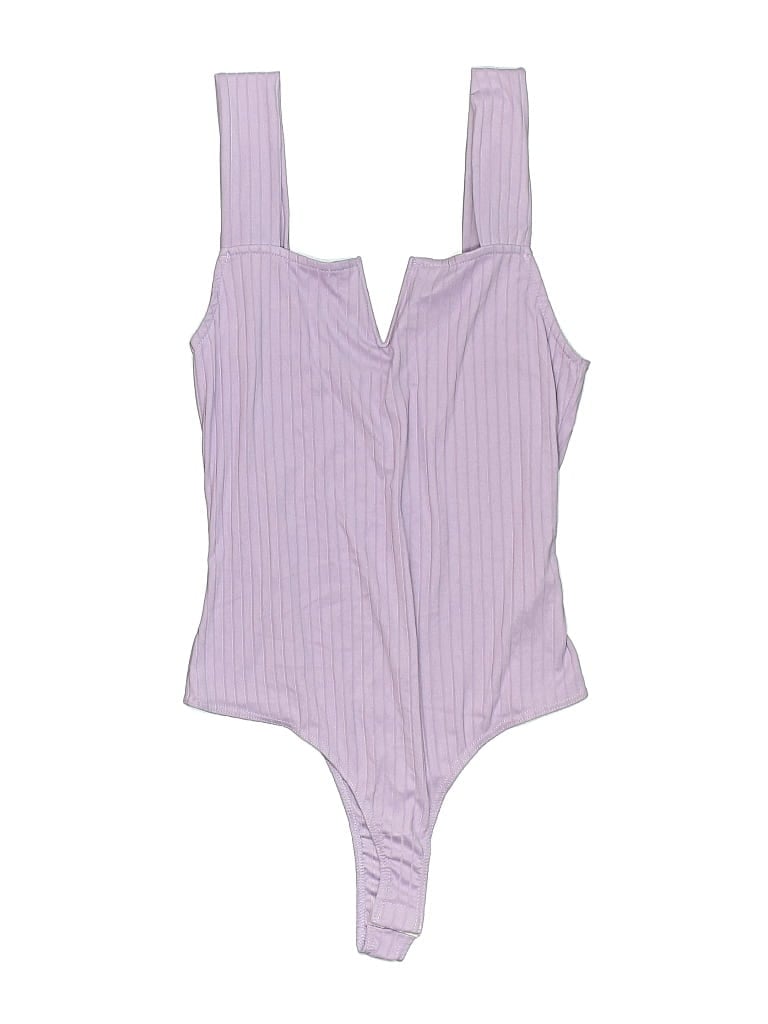 Pre-owned Moa Moa Bodysuit In Purple