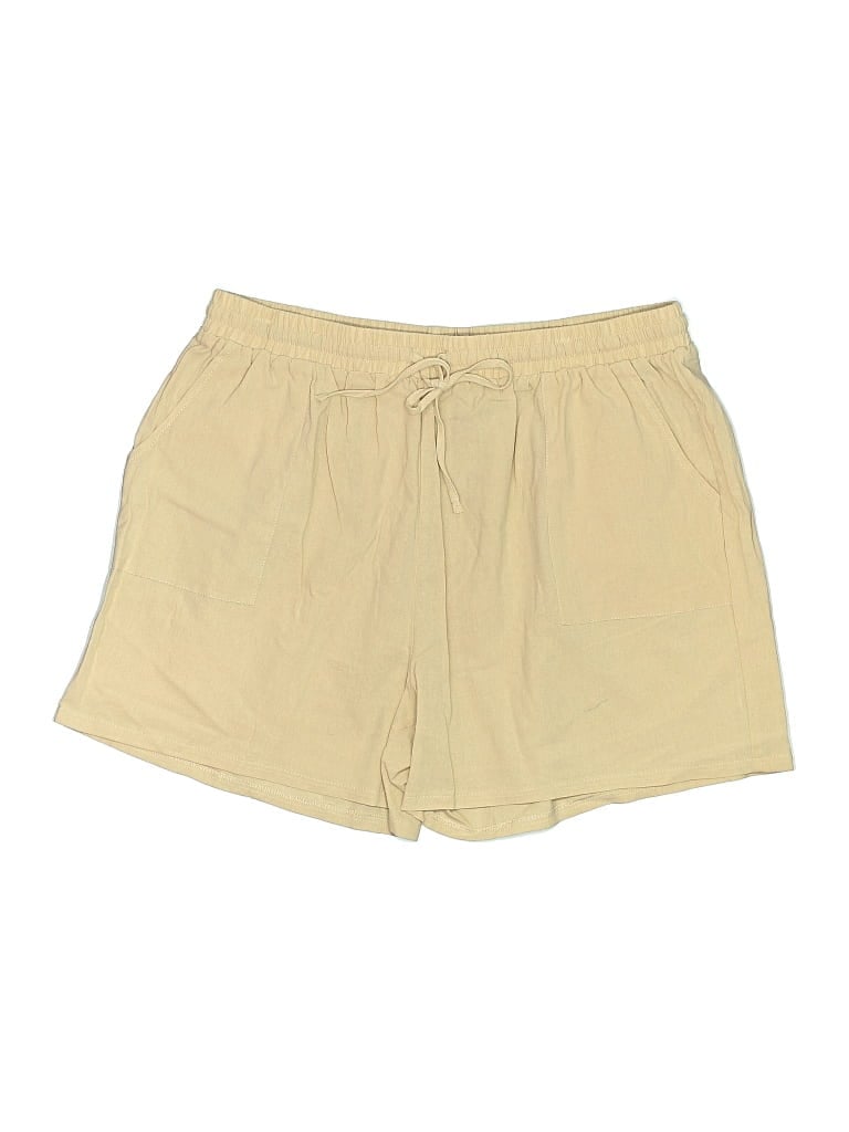 Pre-owned Unbranded Khaki Shorts In Yellow