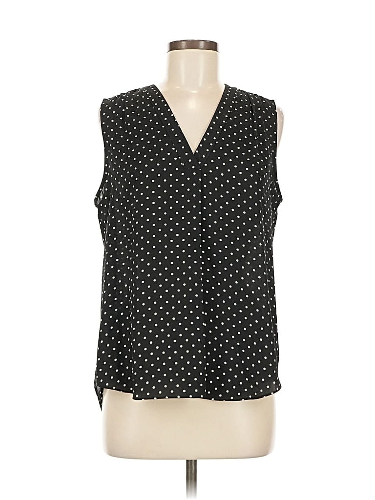 Pre-owned Vince Camuto Sleeveless Blouse In Black