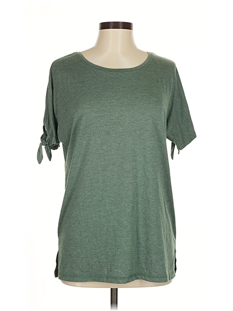 Pre-owned Suzanne Betro Short Sleeve T-shirt In Green
