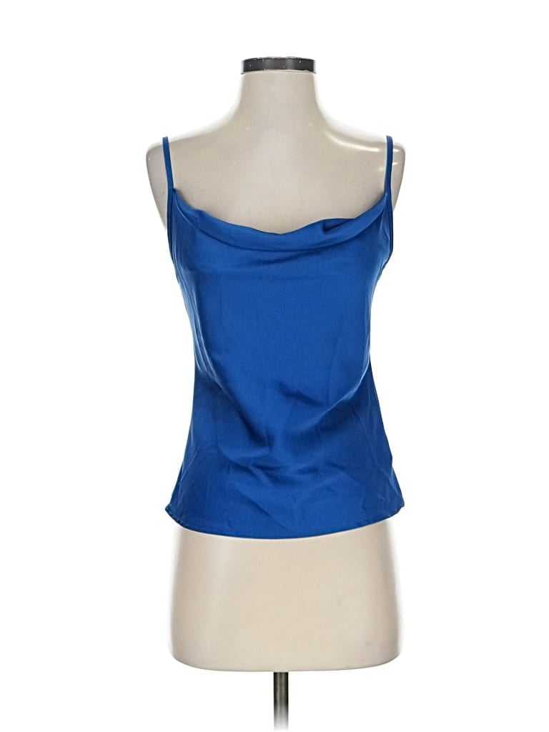Pre-owned Shein Tank Top Blue Strapless Neckline Tops