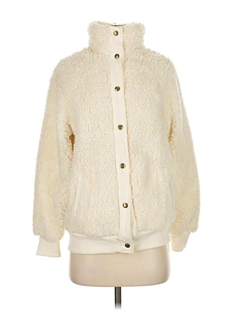 Pre-owned Merokeety Cardigan Sweater In White
