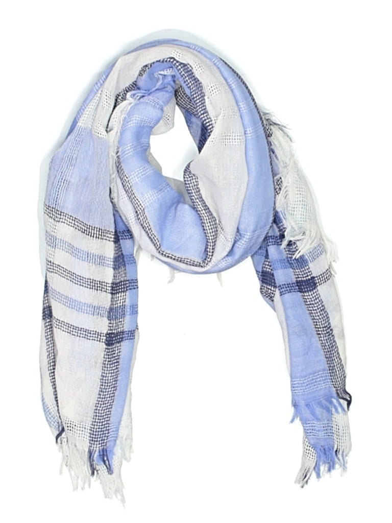 Pre-owned Cynthia Rowley Tjx Scarf In Blue