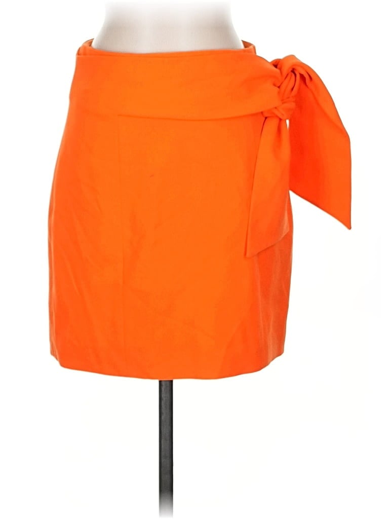 Pre-owned Alice And Olivia Alice + Olivia Casual Skirt In Orange