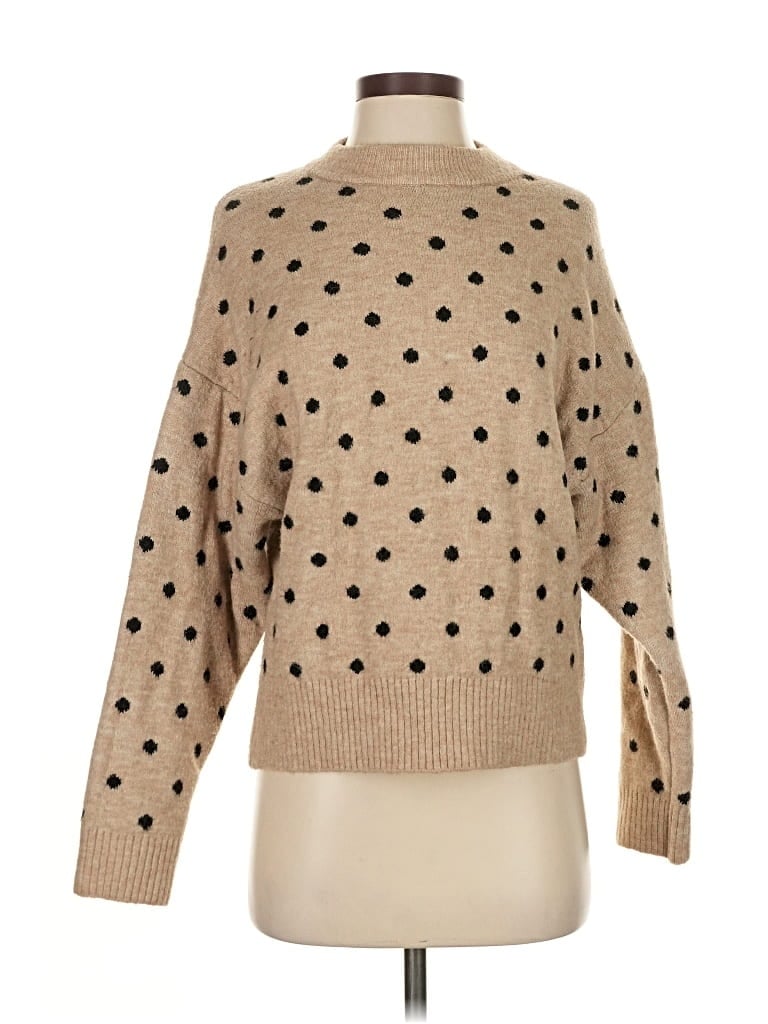 Pre-owned Unbranded Pullover Sweater In Brown