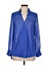 Violet & Claire 100% Polyester Blue Long Sleeve Blouse Size L - photo 1