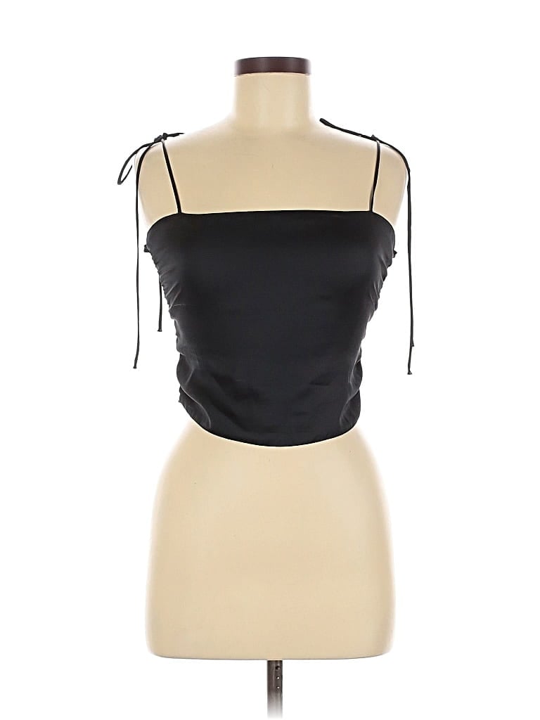 Pre-owned Urban Outfitters Sleeveless Top Black Strapless Neckline Tops