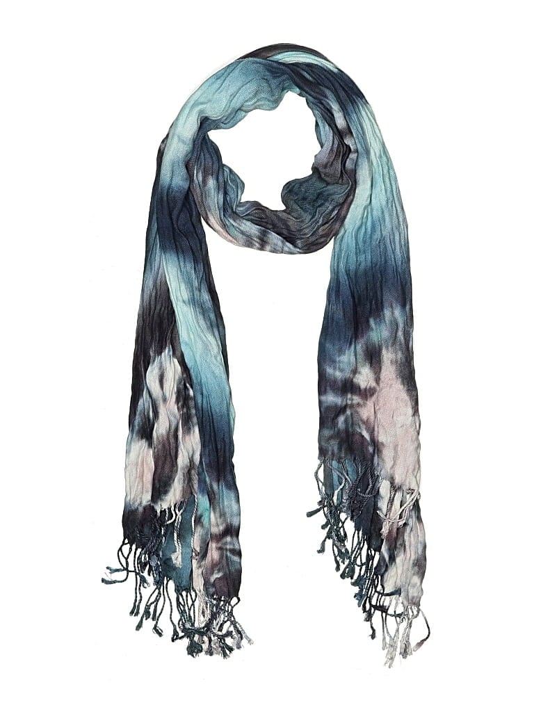 Pre-owned Unbranded Scarf In Blue