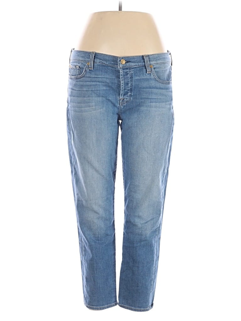 Pre-owned 7 For All Mankind Jeans In Blue