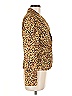Lena Gabrielle Animal Print Gold Blazer Size 6 - photo 4