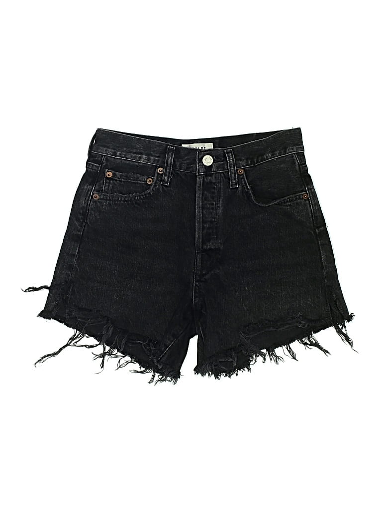 Pre-owned Agolde Denim Shorts In Black