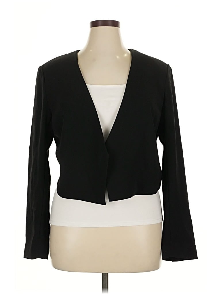 Pre-owned Diane Von Furstenberg Blazer Jacket In Black