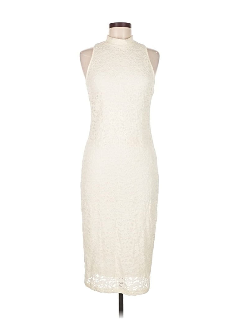 Pre-owned Express Cocktail Dress In White