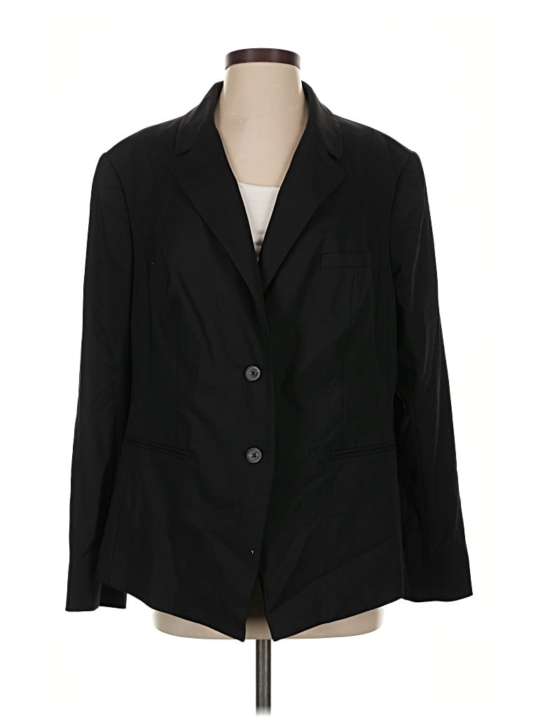 Pre-owned Mm. Lafleur Wool Blazer Jacket In Black